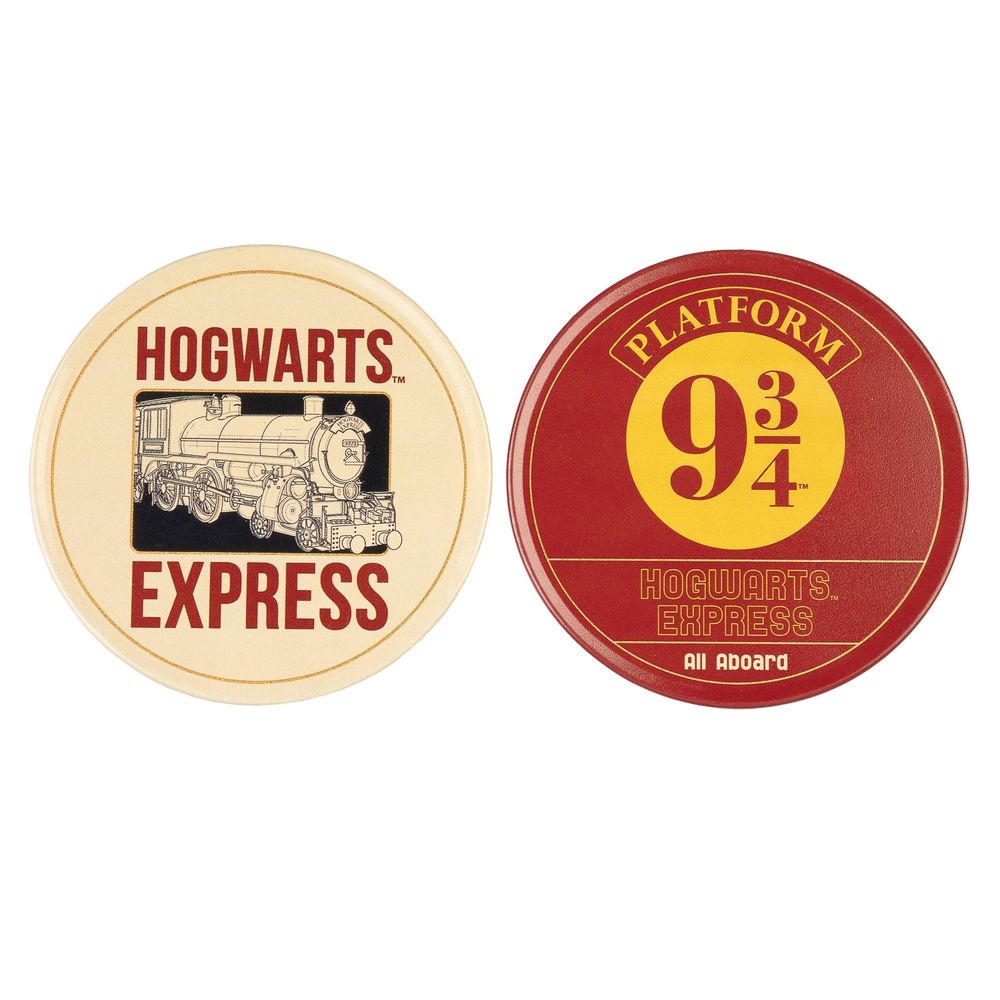 Grupo Erik Harry Potter - Set Of 2 Platform 9 ¾ Sous verre ensemble - Multicolore